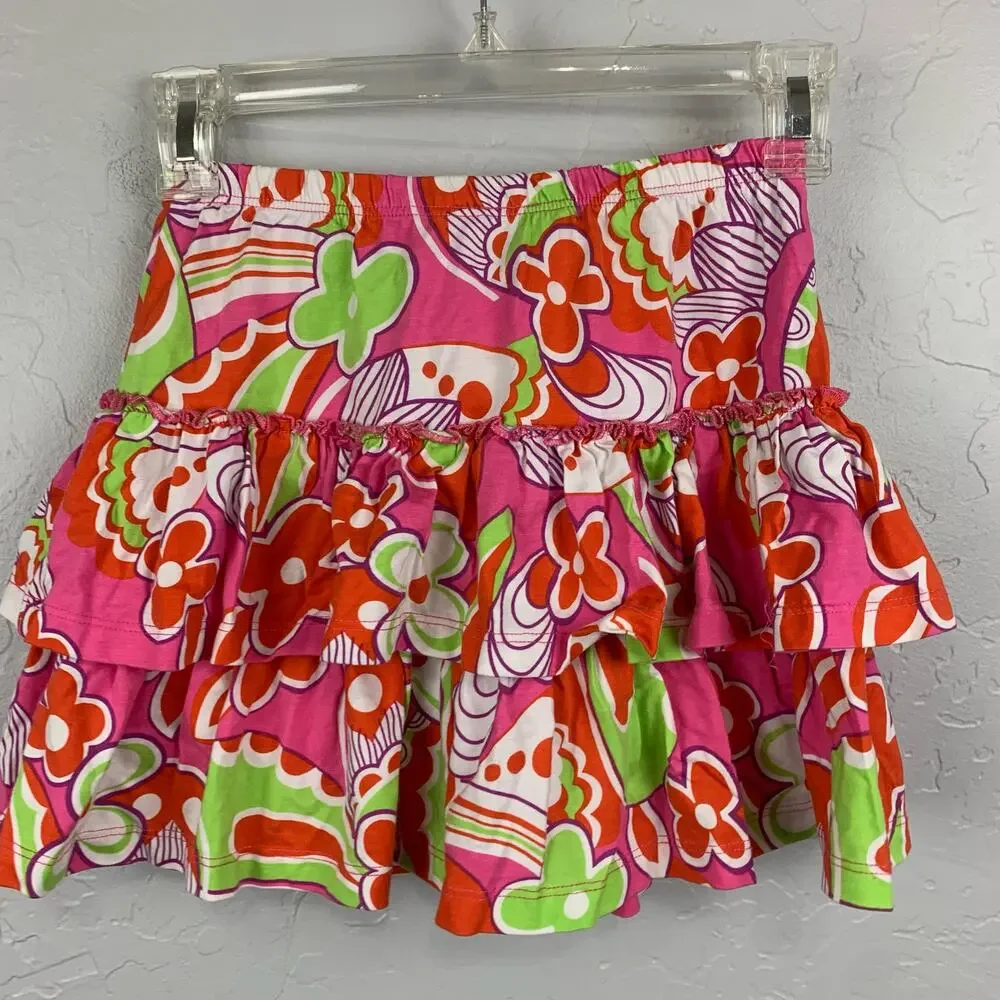 Lot Hanna Andersson Dress and Skort Size 8 Pink Dress Pink Floral Skort